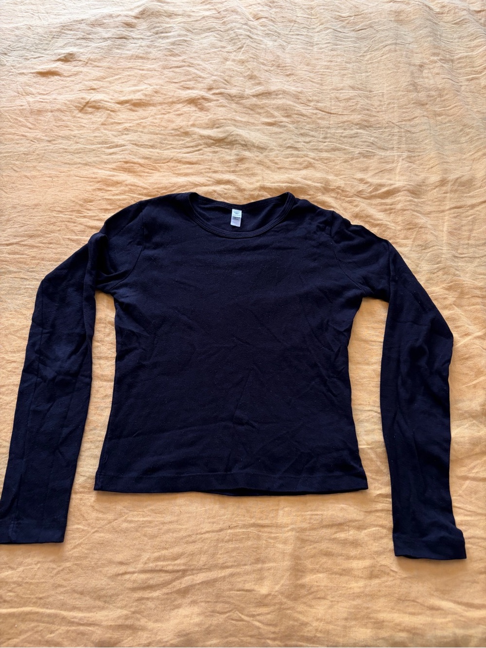 Los Angeles apparel cotton baby rib long sleeve, size L